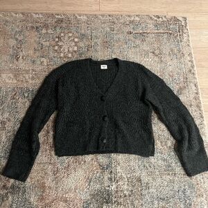 Abercrombie & Fitch Charcoal Cardigan